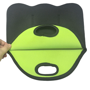Sac isotherme en néoprène bleu ciel, violet, vert, jaune pour 6 bouteilles de bière, avec impression personnalisée – Vente chaude - Product Image 3