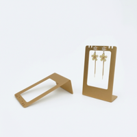 Support de présentation pour boucles d'oreilles en or, support de présentation pour boucles d'oreilles en or à barre en T, support de présentation pour boucles d'oreilles en or à suspendre au comptoir