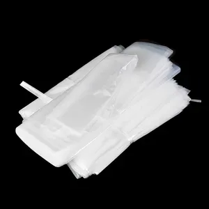 Bolsa transparente desechable para embalaje de plástico, bolsas de polietileno selladas, impermeables, PO