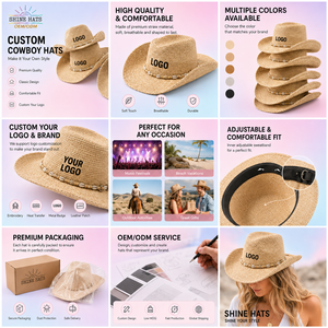 Sombrero de <span class=keywords><strong>Paja</strong></span> Bohemio Shinehats OEM 2026, Color Caqui, Tejido a Crochet, con Cuentas Coloridas, para Mujer, Verano, Playa, Estilo Cloche - Product Image 6