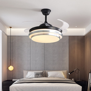 2022 LED cristal <span class=keywords><strong>abat</strong></span>-<span class=keywords><strong>jour</strong></span> lustre <span class=keywords><strong>ventilateur</strong></span> <span class=keywords><strong>de</strong></span> <span class=keywords><strong>plafond</strong></span> 2.4G app luxe lumière télécommande musique haut-parleur <span class=keywords><strong>pour</strong></span> bureau à domicile - Product Image 4
