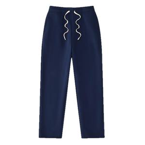 Pantalon de survêtement pour homme K350106, doublé en polaire, mélange de coton, coupe ample, ourlet élastique, pantalon décontracté d'hiver, à porter au quotidien - Product Image 2