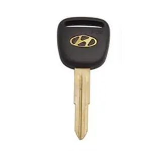 กุญแจเปล่าสำหรับรถยนต์พร้อมเฟืองแบบแบนสำหรับ Hyundai Key เฉือนเกียร์กุญแจเปล่า