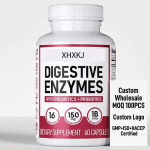 Supplément d'enzymes digestives étiquette OEM personnalisée capsules d'enzymes digestives probiotiques pour la digestion supplément à base de plantes - Product Image 1