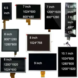 ZKDisplay 맞춤형 LCD 6.8 인치 7 인치 7.8 인치 8 인치 8.8 인치 9 인치 9.7 인치 10.1 인치 10.3 인치 Tft LCD 터치 스크린 모듈 디스플레이