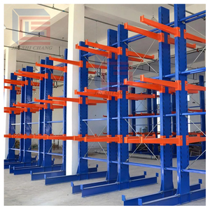 Étagères cantilever robustes, rayonnages cantilever mobiles, rayonnages verticaux industriels <span class=keywords><strong>pour</strong></span> le stockage de tôles d'acier - Product Image 3