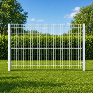 Panneaux de clôture en PVC courbés 3D en fil de fer soudé noir de haute qualité à <span class=keywords><strong>prix</strong></span> abordable pour jardin - Product Image 3