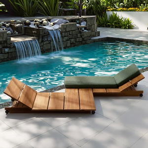 <span class=keywords><strong>Haut</strong></span> <span class=keywords><strong>de</strong></span> <span class=keywords><strong>gamme</strong></span> luxe teck bois massif Premium Chaise Daybed lounge chaise <span class=keywords><strong>de</strong></span> piscine confort optimal <span class=keywords><strong>lit</strong></span> <span class=keywords><strong>de</strong></span> <span class=keywords><strong>jardin</strong></span> extérieur pour hôtels - Product Image 1