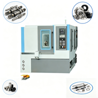 Tour CNC à banc incliné haute rigidité YH4635 pour le tournage en série d'arbres et de disques en acier, aluminium, cuivre
