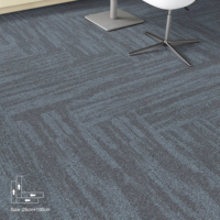 Tapis en polypropylène durable, ignifuge, antistatique, lavable, rembourré, antidérapant, fabriqué à la machine, respectueux de l'environnement, absorption acoustique, PET