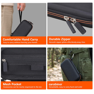 Boîte de rangement pour calculatrices portables antichoc personnalisable, étui rigide en EVA imperméable pour la papeterie avec sangle - Product Image 3