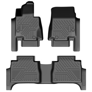 Tapis de sol de voiture en plastique TPE 5D personnalisé, ensemble complet, accessoires de voiture en plastique TPE d'usine pour BENZ GLE 350 2023 - Product Image 1