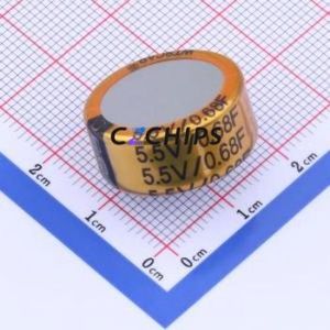 Supercondensateur WTC5V50F68Z-0920C-85, composant traversant (THT), condensateur 0,68F -20%~+80% 5,5V 5uA@24hrs - Product Image 1