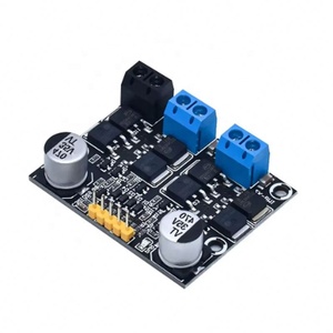 Módulo de accionamiento de motor de CC dual de 10A, regulación de velocidad PWM hacia adelante y hacia atrás, atenuación, 3-18v, bajo voltaje, alta corriente - Product Image 2