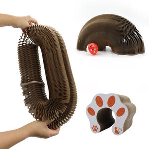 Yeni Organ Mantarı Şeklinde Kedi Tırmalama Tahtası Kulesi Ağaç Zili Topu Manyetik Akordeon Tasarım- Dayanıklı Cadılar Bayramı/Noel - Product Image 2