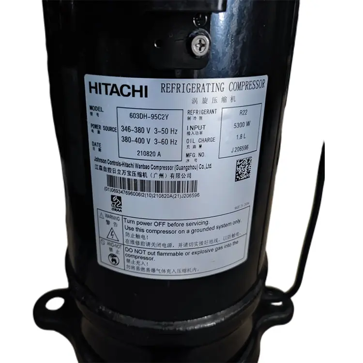 오리지널 603DH-95C2Y 스크롤 압축기 중앙 냉동 압축기