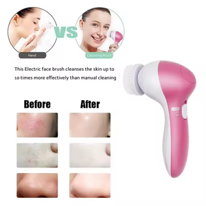 Offres Spéciales 5 en 1 brosse nettoyante pour le visage en silicone électrique <span class=keywords><strong>outil</strong></span> de maquillage <span class=keywords><strong>moins</strong></span> <span class=keywords><strong>cher</strong></span> - Product Image 3