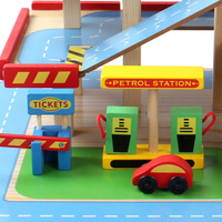 Ensemble de blocs de construction éducatifs en bois pour enfants pour l'école et la récréation