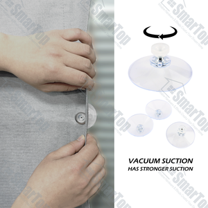 New Design Portable <strong>Travel</strong> <strong>Blackout</strong> Window <strong>Blind</strong> With Suction Cup and Magic Tape Temporary Anywhere Adjustable Shade Curtain - Product Image 4