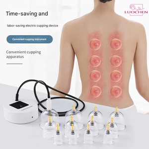 Masseur à ventouses électrique avec fonction musicale pour la thérapie du dos, utilisation à domicile, appareil de soin personnel et outil de compression par ventouses - Product Image 1