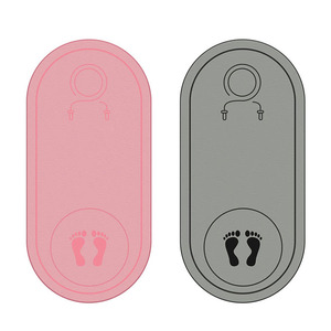 High Quality Custom logo Buy Anti slip Yoga Circle Oval Tpe 6mm Jump <strong>Skipping</strong> Rope <strong>Mat</strong> - Product Image 1