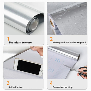 Pellicola Adesiva Decorativa di Lusso Spazzolata Larga 120 CM, Impermeabile e Rimovibile per Rivestimento Pareti - Product Image 2