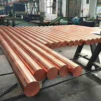 T2 Copper Rod Solid Electrode Conductive Cylindrical Red Copper Welding High Purity Automobile Application 5/6/8/10/12/14/16mm