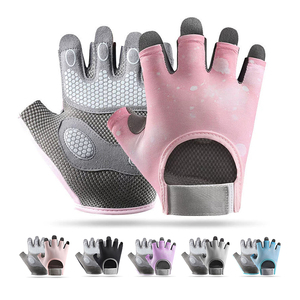 Nylon Gym Fitness Weightlifting Bodybuilding Cycling <b>Hand</b> Grips Breathable Anti-Slip Half Finger Sports Gloves for Unisex Use - Product Image 1
