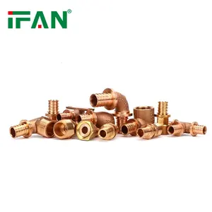IFAN Supplier Expansion PEX Sliding Plumbing Raw Materials Bronze PEX Pipe Fittings