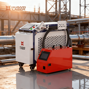 เครื่องเชื่อมเลเซอร์แบบมือถือ 4 in 1 กำลังไฟ 2kW 3kW ระบบระบายความร้อนด้วยน้ำ สำหรับโลหะและอะลูมิเนียม - Product Image 1