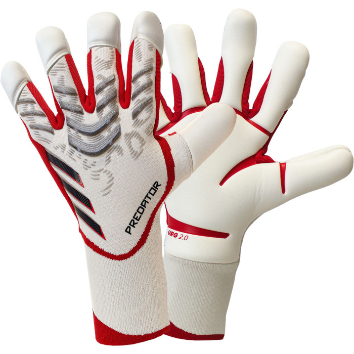 Professional Adult Latex Goalkeeper Gloves with Anti-Slip Finger Guard for Students and Football Players