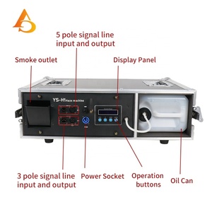 Equipo de DJ, Máquina de Humo de 2000w, Generador de Niebla de 2000 Vatios con Control Remoto - Product Image 5