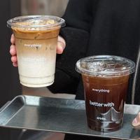 Gobelets jetables en plastique pour smoothie froid de 12oz 16oz personnalisés en usine avec logo