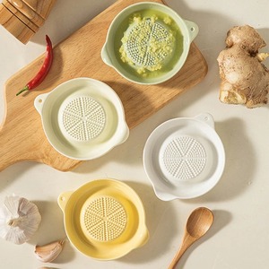 Outils de préparation culinaire portables : râpe à gingembre, presse-ail, moulin à épices en céramique simple pour la cuisine à domicile et la préparation des aliments - Product Image 4