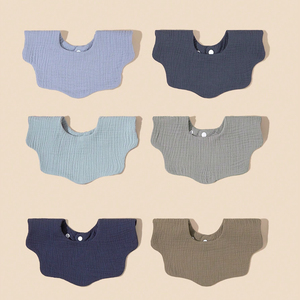 Bavoirs pour bébé en forme de pétale, fabriqués en matière douce, respectueuse de <span class=keywords><strong>la</strong></span> peau et respirante. Convient aux garçons et aux filles, certifié CPC - Product Image 1