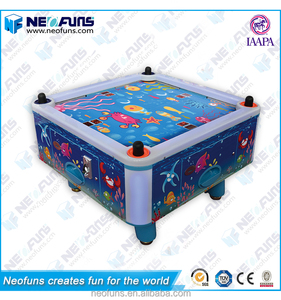 arcade machine de jeu pour enfants <span class=keywords><strong>4</strong></span> personnes table de hockey sur air <span class=keywords><strong>sport</strong></span> électronique d'air hokcey table vente - Product Image 2