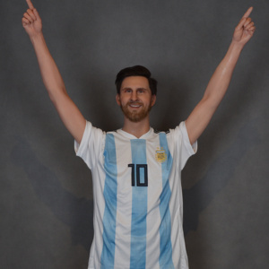 Vendita Speciale: Statuetta in Cera 1:1 di Lionel Messi, Stellino del Calcio <span class=keywords><strong>Marvel</strong></span> - Product Image 6