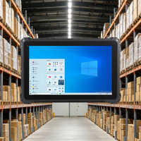 Tablette robuste FAP20 anti-chute avec lecteur d'empreintes digitales en temps réel, écran 10,1 pouces, Windows 10, stockage 256 Go, batterie à échange à chaud pour paiement mobile