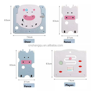 Corralito Plegable y Ajustable de Plástico para Bebés VSUCH, Nuevo Diseño de 150*200cm, con Accesorios, para Niños, para Jugar en Casa - Product Image 4