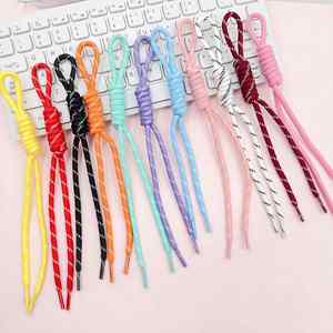 Cordons tressés en nylon écologiques en gros, disponibles en plusieurs couleurs, avec boucle de sécurité pour porte-clés de voiture, breloques de sac et accessoires de bricolage - Product Image 2
