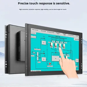 Nouvel écran <span class=keywords><strong>tactile</strong></span> industriel capacitif Easydigital 8/10.1/12/15/<span class=keywords><strong>17</strong></span>/18.5/24/27 <span class=keywords><strong>pouces</strong></span> 16:9 noir haute luminosité USB pour extérieur – Garantie 1 an - Product Image 3