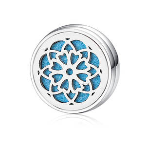 卸売女性男性ギフトチャームクリップブローチエッセンシャルオイルアロマセラピーディフューザーロケットブローチ - Product Image 4