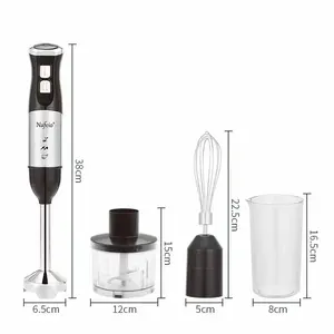 Multifuncional Doméstico 1000W 4 em 1 Cozinha Pequena Misturador De Alimentos Whisk Portátil Elétrico Hand Stick Smoothie Blender