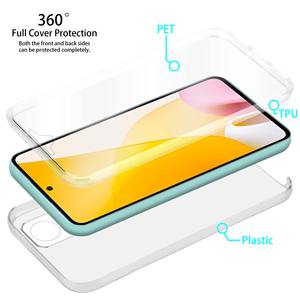 Funda completa de TPU suave para <span class=keywords><strong>Xiaomi</strong></span> <span class=keywords><strong>12</strong></span> <span class=keywords><strong>lite</strong></span>, 360 grados - Product Image 5