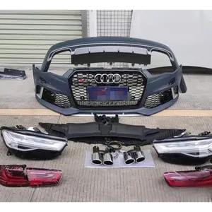 Older models A6L to upgrade the new model RS6 surround kit including surrounds Headlights Tail lights car bumpers for audi A6l