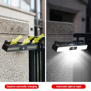 Luces Solares LED Dinámicas de Emergencia, Luz Roja y Azul para Construcción de Carreteras Nocturnas, Lámpara de Camping Impermeable, Luz Nocturna para Jardín - Product Image 3