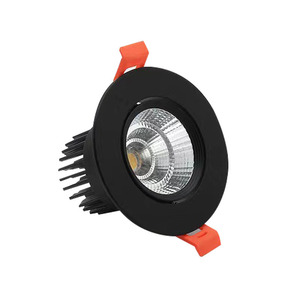 ไฟดาวน์ไลท์ LED สีดำแบบฝังฝ้าเพดานไร้ขอบ สำหรับใช้ภายในอาคาร แรงดันไฟฟ้า AC 220V แสงสีขาวกลาง 4100K สำหรับใช้งานเชิงพาณิชย์ วัสดุอะลูมิเนียม CRI 90 - Product Image 3