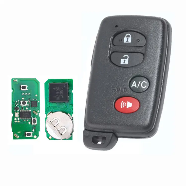 4 Knop 314.3Mhz 271451-5290 Fcc: Hyq14acx Sleutelloze Afstandsbediening Voor Toyota Prius 2010 2011 2012 2013 2014 2015 Slimme Autosleutel