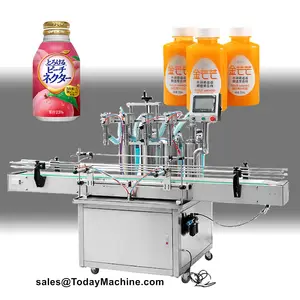 Automatic Liquid Juice Oil Shampoo Bottling Machine