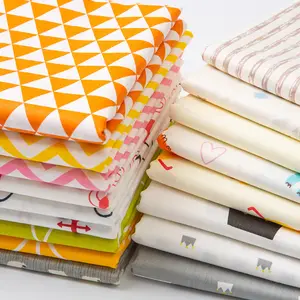 100 Baumwolle Twill Stoff Cartoon Gedruckte Home Textile Bettwäsche Stoff für Säuglings bekleidung Bettwäsche - Product Image 1